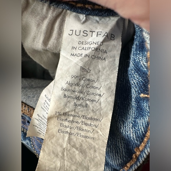 JustFab Maxi Jean Skirt - Picture 2 of 6